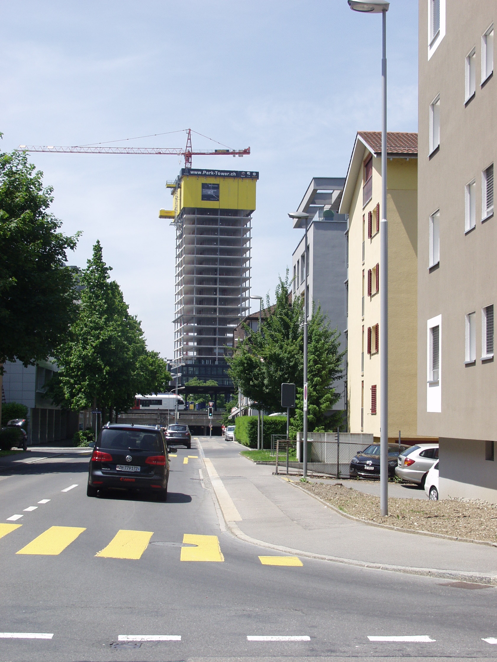 Zug Park Tower im Bau / Rohbau